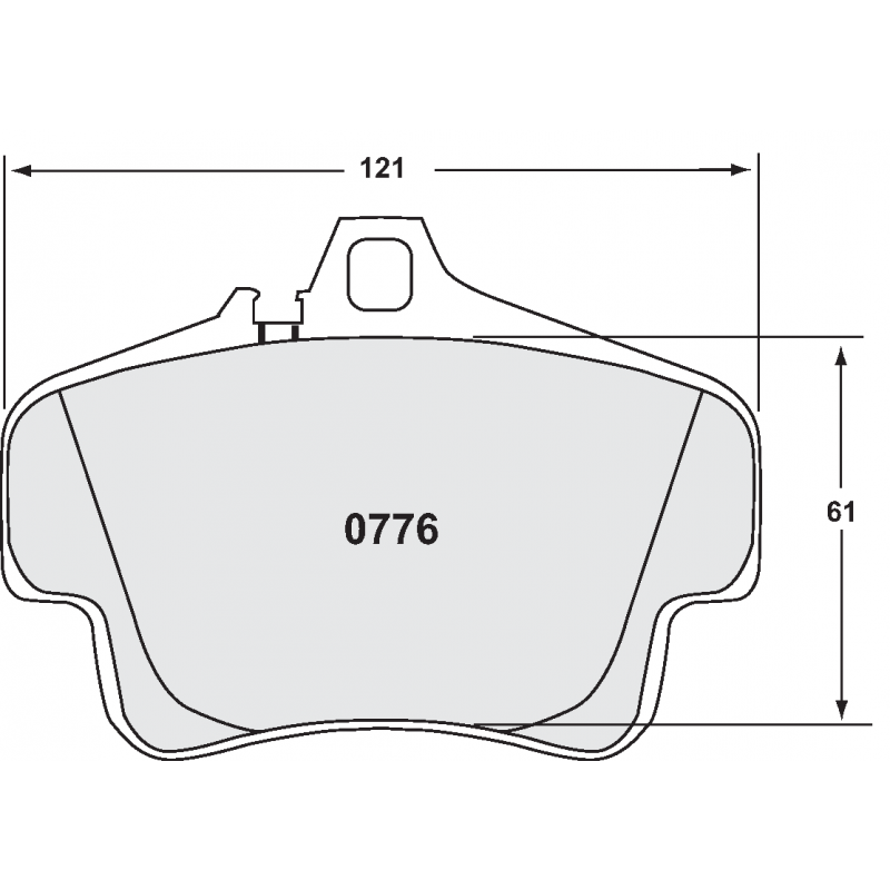 Sprint / medium distance compound with smooth bite. Race brake pads - Porsche 981 / 986 / 987 Boxster S
987c Cayman, 996 + 997
front / rear brake pad